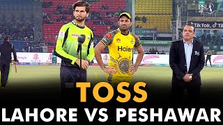 Toss | Lahore Qalandars vs Peshawar Zalmi | Match 30 | HBL PSL 7 | ML2G