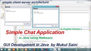Java NetBeans Tutorial | chat application in java