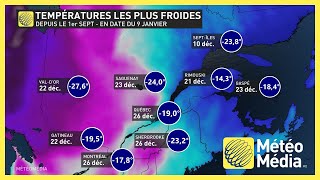 Températures plus froide: On devra serrer les dents durant une longue séquence au Québec