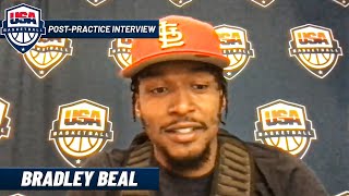 Bradley Beal on player recruitment & playing alongside Tatum at Olympics | USA Practice Interview