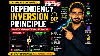 Dependency Inversion Principle (DIP) Explained in Java 🔥 | SOLID Principles for Interviews
