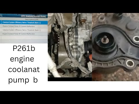 P261B Engine Coolant Pump 'b' Malfunction| Prius |aqua| Dtc Fixed |easy ...