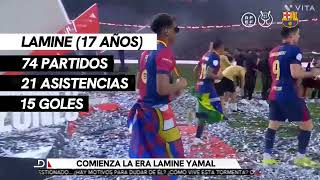 ¡LO QUE  SE QUERIA EVITAR! Comparación de los números de Messi y Yamal