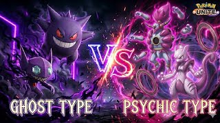 Ghost Type or Psychic Type… Which One Rules😱 Pokémon Unite? 👻⚡high unitemove damage| POKESERIES pt.2