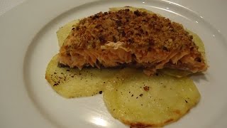 Salmone gratinato al forno