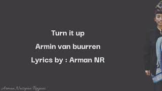 Armin van buuren - turn it up lyrics