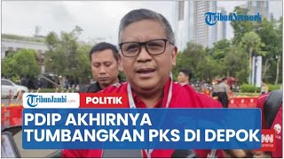 Hasto Senang PDIP Akhirnya Tumbangkan PKS di Pilkada Kota Depok