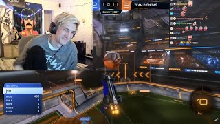xQc Reacts to jstn - 0 Second Goal at RLCS Grand Finals