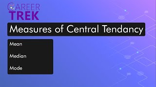 1- Measure of Central tendency | Data Science  | Career trek