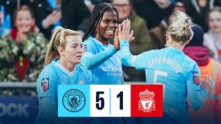 HIGHLIGHTS! Man City 5-1 Liverpool | WSL