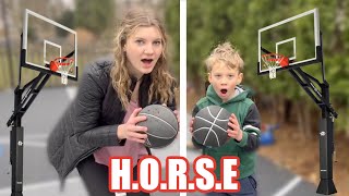 6 year old EXPOSES 19 YEAR OLD in TRICK SHOT H.O.R.S.E! | Match Up