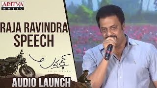 Raja Ravindra Speech @ Lover Audio Launch |Raj Tarun, Riddhi Kumar