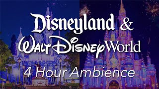 4 Hours Around Disneyland and Disney World Ambience & Music | Disney Parks Ambience