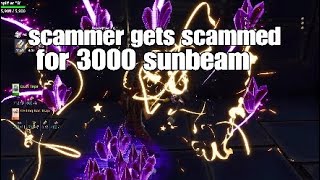 scammer exposed and lost 3000 sunbeam!