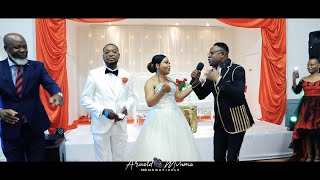 REDDY AMISI Asali Fan Naye Surprise na Mariage (Wedding Marthe & Emma)