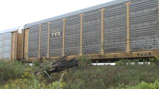 CEFX 1041 with CP 8623 trailing on a westbound 141, 04/09/12