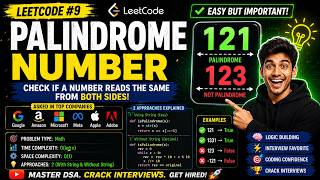 One of the Simplest Palindrome Number Solutions in Python 🔥 | LeetCode Easy Problem