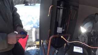 -12 degrees real air temperature roof top condensing unit install