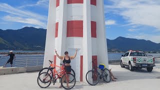 VAMOS DA  AS NOSSAS  PEDALADAS  NA BIKE   NA ORLA  DA PRAIA 🌴  25 KM