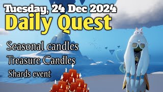 Sky Daily Quest today - Daylight Prairie 24 dec 2024 | Sky Children of the Light | Sandwichies Ch