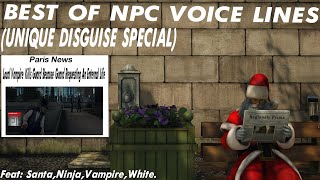 HITMAN 3 - Best Of NPC Voice Lines(Unique Disguise Special)