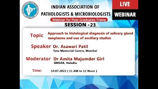 Approach to histological diagnosis of salivary gland neoplasms and use of ancillary studies