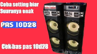 REVIEW POLYTRON cara seting suara bas pas 10d28