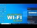 CARA MENYAMBUNGKAN WIFI KE LAPTOP UNTUK MENGAKSES INTERNET