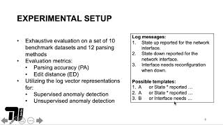 Self Supervised Log Parsing