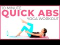 10 minute Power Yoga Workout 🔥 Quick Abs