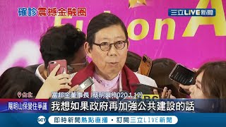 富邦董事蔡明興 打過兩劑AZ仍確診！Ct值僅13.5\