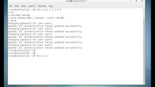 [LINUX] Create multiple users using for loop - Part 1