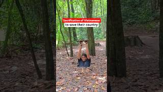 Secret Cu Chi Tunnels Dug During Vietnam War🇻🇳 #shorts