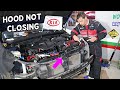 HOOD DOES NOT CLOSE ON KIA OPTIMA, WHY HOOD DOES NOT CLOSE