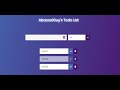 ToDo List In JavaScript With Source Code | Source Code & Projects