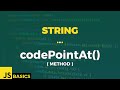 Javascript Basics · String · codePointAt() (method)