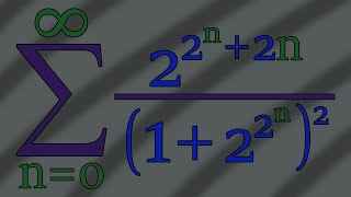 We'll be using induction to help evaluate this sum