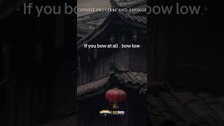 11 - Wise Chinese Proverbs and Sayings  #shorts