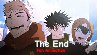 Jjk chapter 271 Fan Animation | The End |Sukuna's Death #jjk #animation #gojo