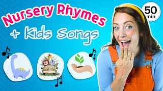 Wind The Bobbin Up, Diplodocus, Wheels On The Bus, The Safari Shuffle | Nursery Rhymes \u0026 Kids Songs