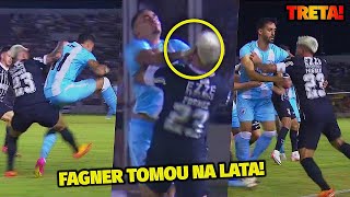 TRETA! Fagner deu entrada violenta e foi expulso no amistoso Corinthians x Londrina