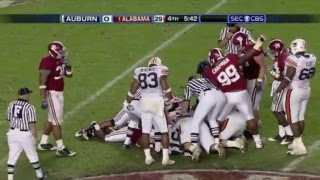 2008 Auburn vs. #1 Alabama Highlights
