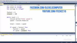 VB.net console program using while statement