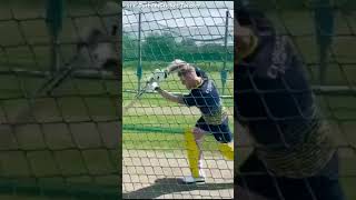England all-rounder Ben Stokes first training after recovering from surgery