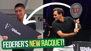 I Played With ROGER FEDERER's New Racquet - RF01