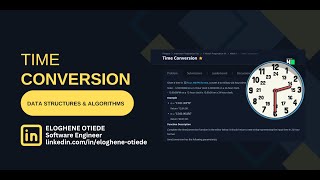 SOLVED & EXPLAINED - Time Conversion (JavaScript) | Data Structures & Algorithms