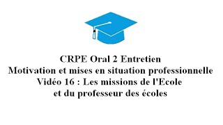 16. Les missions de l'Ecole