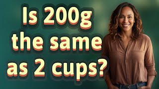 Is 200g the same as 2 cups?