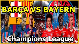 FC BARCELONA VS BAYERN DE MUNICH - NARRACIÓN EN DIRECTO🎙️ - CHAMPIONS LEAGUE