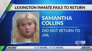Lexington police searching for escaped inmate
